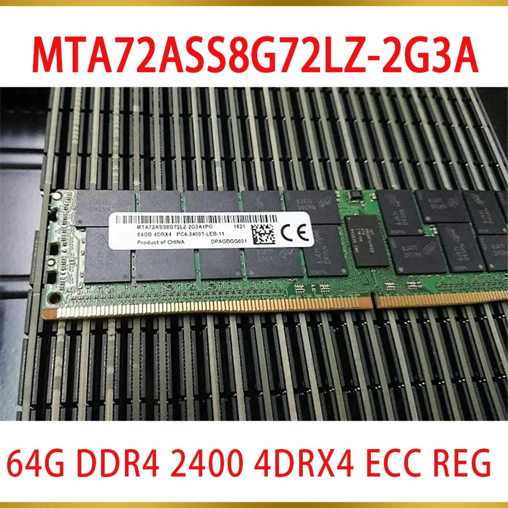 MT RAM 64GB 64G DDR4 2400 4DRX4 ECC REG LRDIMM MTA72ASS8G72LZ-2G3A, 1 